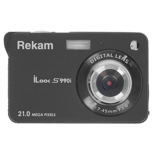 Купить Компактный фотоаппарат Rekam iLook S990i черный  1690128. Характеристики, отзывы и цены в Донецке