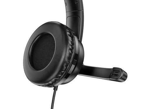 Купить Проводные наушники Hoco W103 Magic Tour черный 2022  9244567. Характеристики, отзывы и цены в Донецке