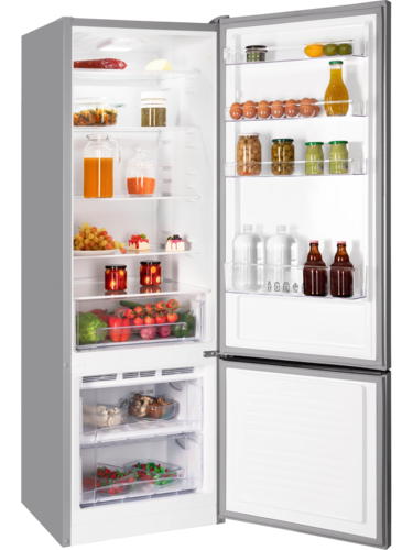 Купить Холодильник с морозильником   NORD NRB 124 S серебристый  9291892. Характеристики, отзывы и цены в Донецке