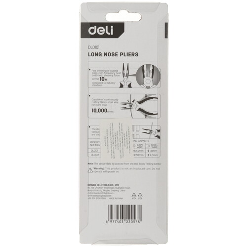 Купить Плоскогубцы Deli DL0101  9308425. Характеристики, отзывы и цены в Донецке