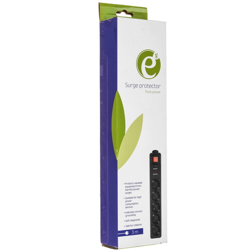 Купить Сетевой фильтр EnerGenie SPG5-C-10 черный  9154768. Характеристики, отзывы и цены в Донецке