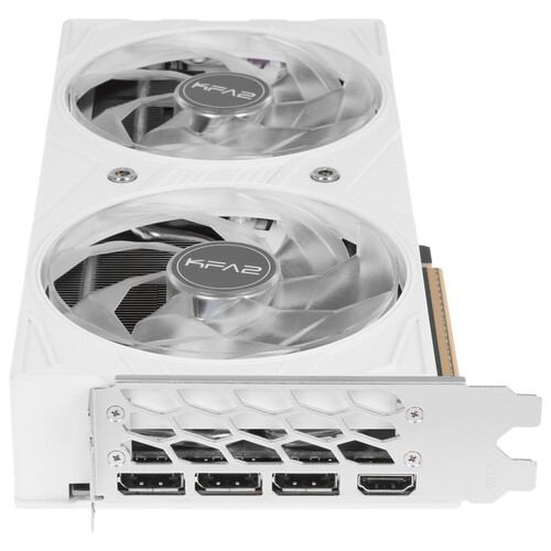Купить Видеокарта KFA2 GeForce RTX 5060 Ti ROCK(X) OC 2FAN RGB White  5623296. Характеристики, отзывы и цены в Донецке