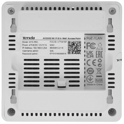 Купить Точка доступа Tenda W15-Pro  9225139. Характеристики, отзывы и цены в Донецке