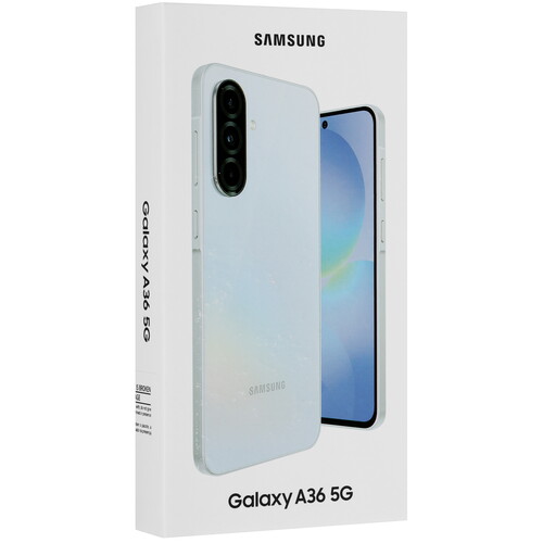 Купить 6.7" Смартфон Samsung Galaxy A36 256 ГБ белый  5636378. Характеристики, отзывы и цены в Донецке