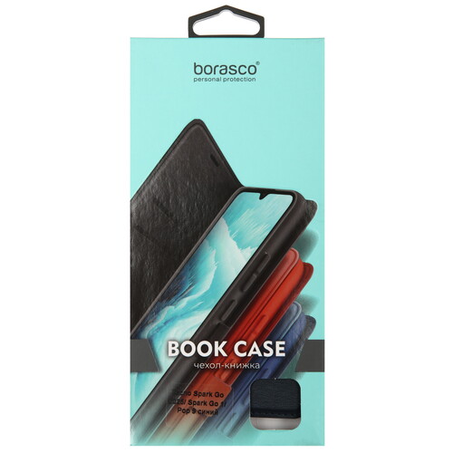 Купить Чехол-книжка  BoraSCO Book Case для Tecno POP 9/ SPARK GO 1/ GO 2025 синий  5489233. Характеристики, отзывы и цены в Донецке