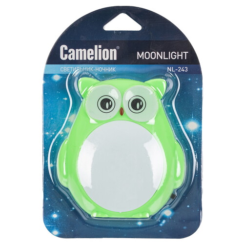 Купить Ночник Camelion NL-243 зеленый  9118592. Характеристики, отзывы и цены в Донецке