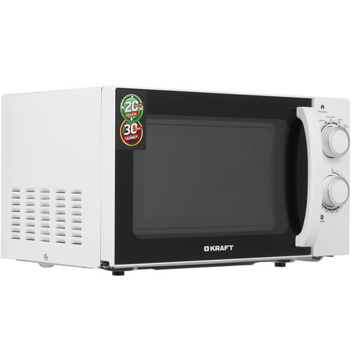 Купить Микроволновая печь KRAFT KF20MW7W-102M белый  8138462. Характеристики, отзывы и цены в Донецке