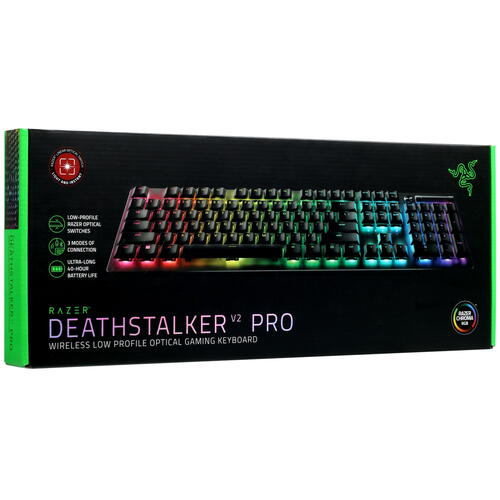 Купить Клавиатура  проводная + беспроводная Razer DeathStalker V2 Pro  5067168. Характеристики, отзывы и цены в Донецке