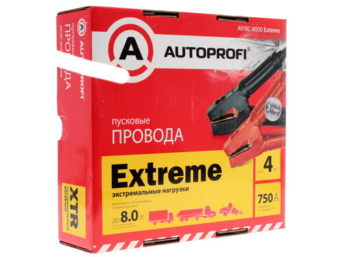 Купить Стартовые провода Autoprofi AP/BC-8000Extra  1073888. Характеристики, отзывы и цены в Донецке
