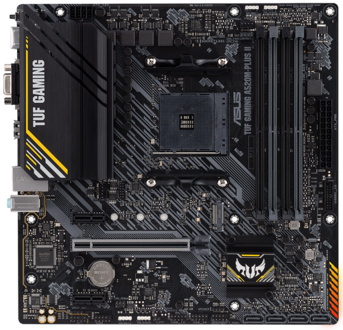 Купить Материнская плата ASUS TUF GAMING A520M-PLUS II  4811079. Характеристики, отзывы и цены в Донецке