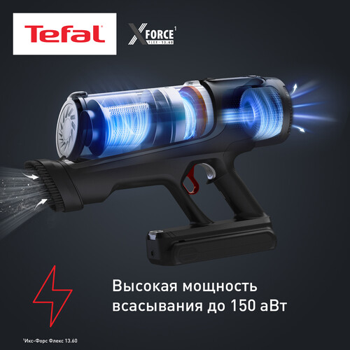 Купить Пылесос  вертикальный  Tefal Aqua TY9AC1WO  синий  5493891. Характеристики, отзывы и цены в Донецке