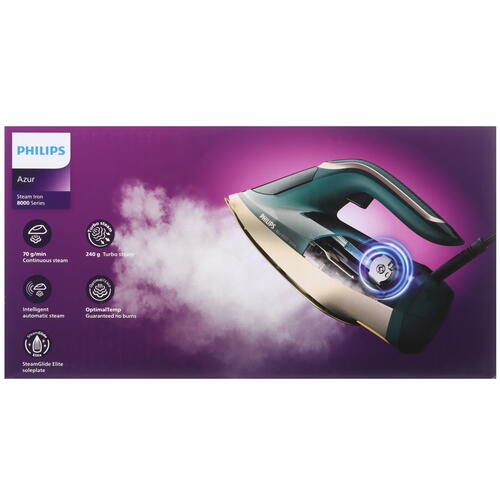 Купить Утюг Philips DST8030/70 зеленый  5425938. Характеристики, отзывы и цены в Донецке