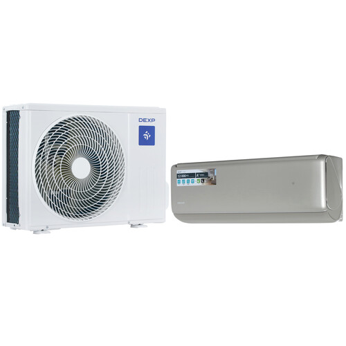 Купить Кондиционер настенный сплит-система DEXP AC- LU12INV бежевый  9189944. Характеристики, отзывы и цены в Донецке