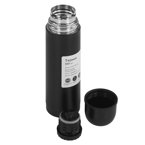 Купить Термос Relaxika 101 R101.500.2NL черный  9194389. Характеристики, отзывы и цены в Донецке