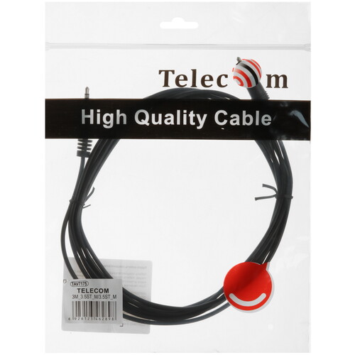 Купить Кабель   Telecom 3.5 mm jack - 3.5 mm jack черный  5471373. Характеристики, отзывы и цены в Донецке