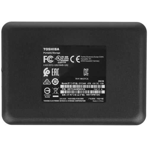 Купить 4 ТБ Внешний HDD Toshiba Canvio Advance [HDTCA40EW3CA]  4714460. Характеристики, отзывы и цены в Донецке