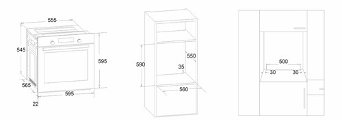 Купить Электрический духовой шкаф Simfer B6EB56016 черный  8186946. Характеристики, отзывы и цены в Донецке