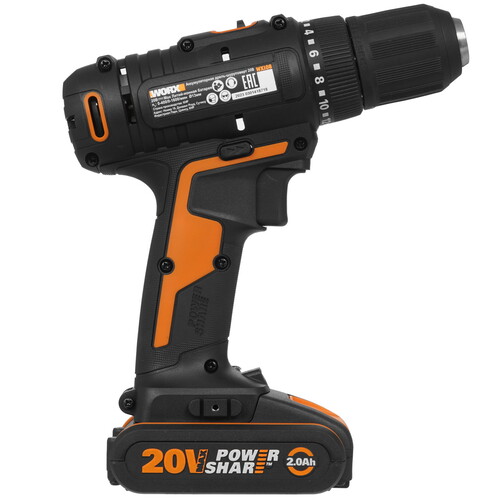 Купить Дрель-шуруповерт Worx WX108 PowerShare 20V  9083042. Характеристики, отзывы и цены в Донецке