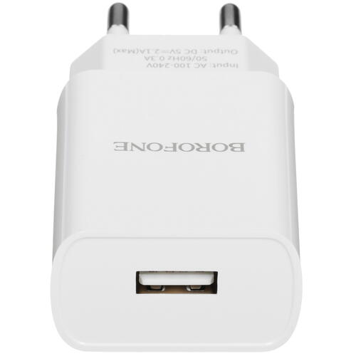 Купить Сетевое зарядное устройство Borofone BA20A Sharp белый  5367547. Характеристики, отзывы и цены в Донецке