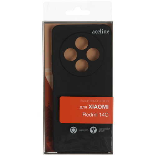Купить Накладка  Aceline Fresh для Xiaomi Redmi 14C черный  9150743. Характеристики, отзывы и цены в Донецке