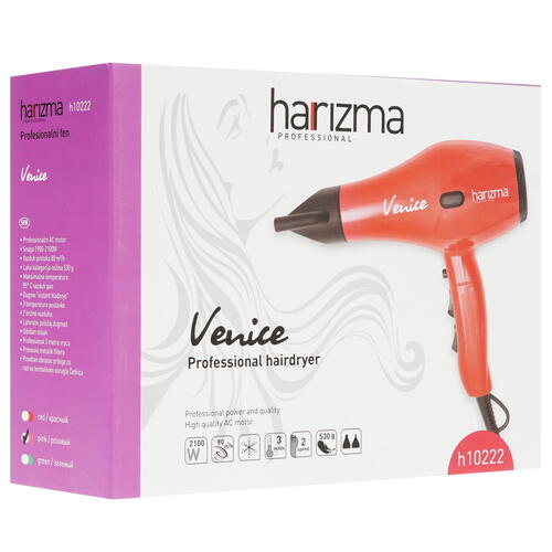 Купить Фен Harizma Venice розовый/черный  8157787. Характеристики, отзывы и цены в Донецке