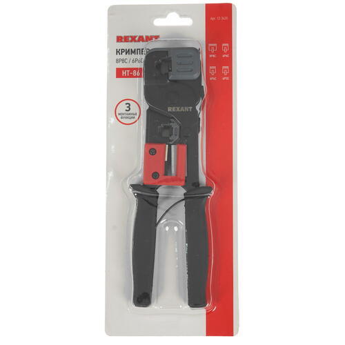 Купить Инструмент для обжима Rexant HT-376E  8153395. Характеристики, отзывы и цены в Донецке