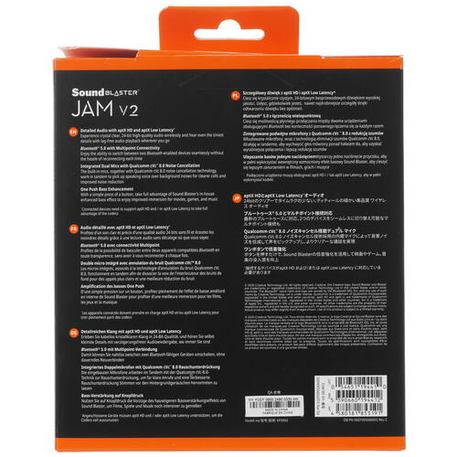 Купить Беспроводные наушники Creative Sound Blaster JAM V2 черный 2021  9927338. Характеристики, отзывы и цены в Донецке