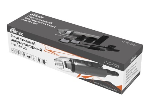 Купить Пылесос   ручной Ritmix CVC-005  серый  9200998. Характеристики, отзывы и цены в Донецке
