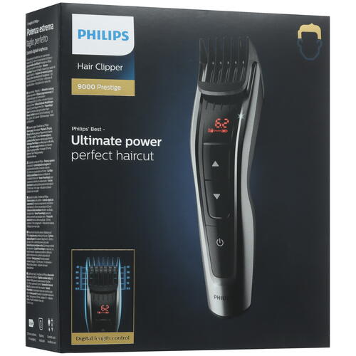 Купить Машинка для стрижки Philips HC9420/15 черный/серебристый  5445336. Характеристики, отзывы и цены в Донецке