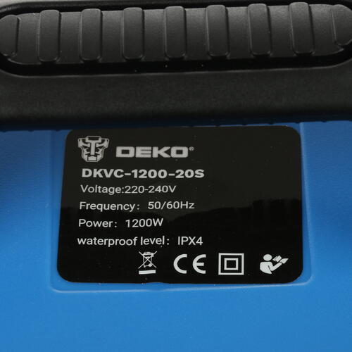Купить Строительный пылесос  DEKO DKVC-1200-20S  5340314. Характеристики, отзывы и цены в Донецке