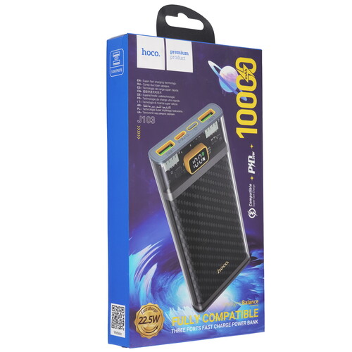Купить Портативный аккумулятор Hoco J103 Discovery edition серый  9189042. Характеристики, отзывы и цены в Донецке