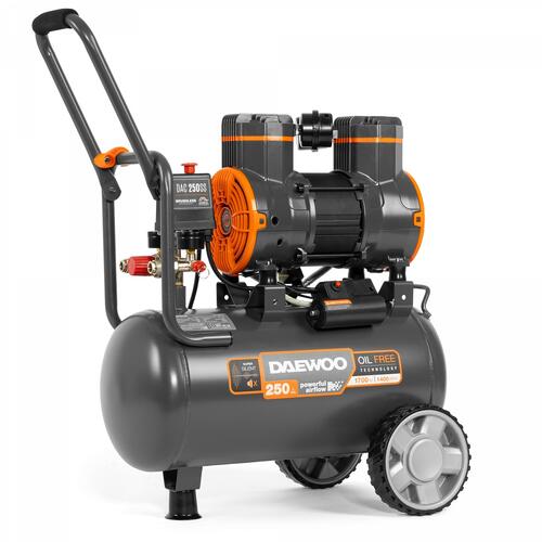 Купить Компрессор поршневой безмасляный Daewoo DAC250SS  9089076. Характеристики, отзывы и цены в Донецке