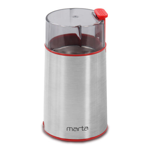 Купить Кофемолка электрическая MARTA MT-CG2180C серебристый  9928345. Характеристики, отзывы и цены в Донецке
