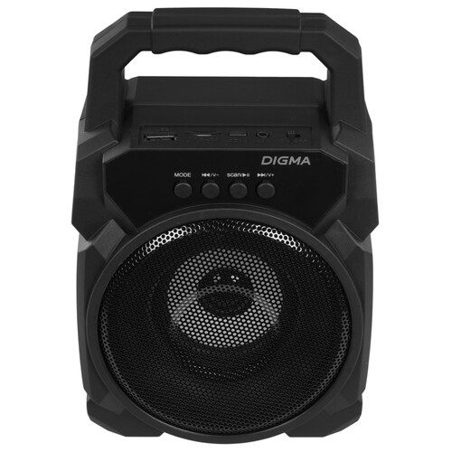 Купить Портативная колонка Digma D-PS1500, черный  5423649. Характеристики, отзывы и цены в Донецке