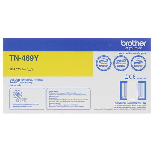 Купить Картридж лазерный Brother TN-469Y желтый  5419487. Характеристики, отзывы и цены в Донецке