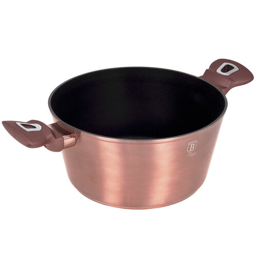 Купить Кастрюля Berlinger Haus I-Rose Edition BH-6035 4 л 24 см розовый  9151285. Характеристики, отзывы и цены в Донецке