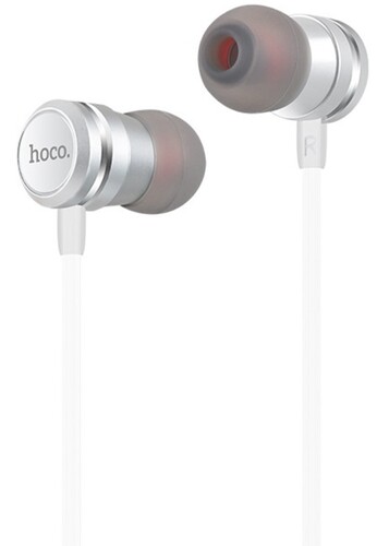 Купить Проводные наушники Hoco M16 серебристый 2019  5465076. Характеристики, отзывы и цены в Донецке