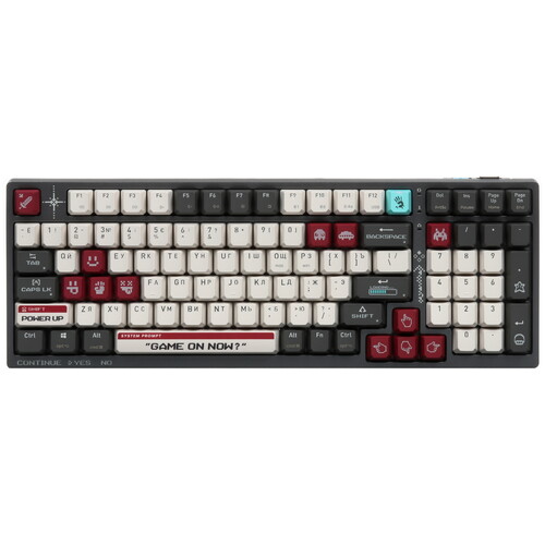 Купить Клавиатура проводная + беспроводная A4Tech Bloody WS98 Pixels Red  5600517. Характеристики, отзывы и цены в Донецке