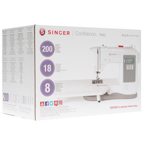 Купить Швейная машина Singer Confidence 7640Q  1213654. Характеристики, отзывы и цены в Донецке