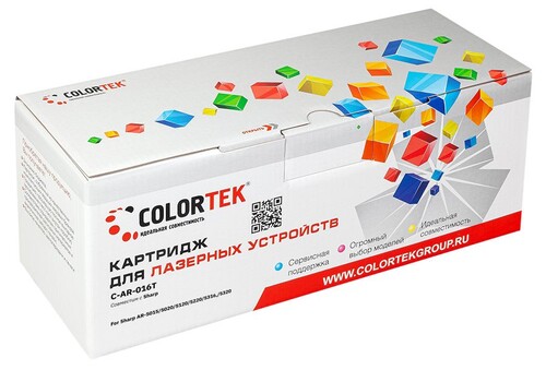 Купить Картридж лазерный Colortek AR-016Т черный  9129923. Характеристики, отзывы и цены в Донецке