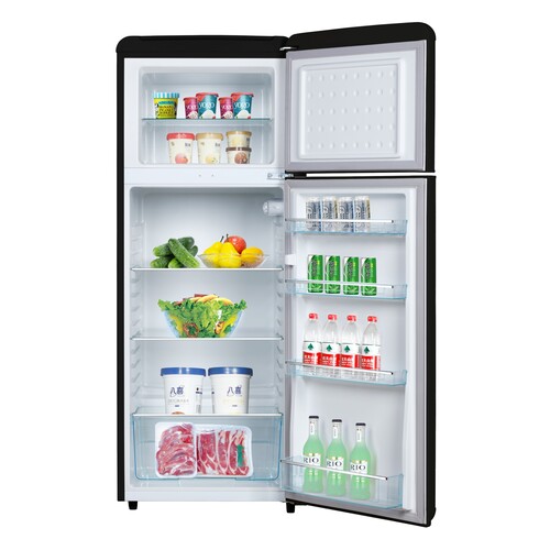 Купить Холодильник с морозильником   Tesler RT-218 черный  9259544. Характеристики, отзывы и цены в Донецке