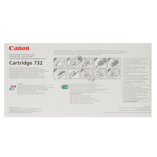 Купить Картридж лазерный Canon 732 голубой  7966656. Характеристики, отзывы и цены в Донецке