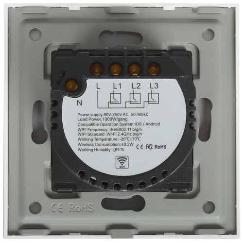 Купить Выключатель Sibling Powerlite-WS3W  5490293. Характеристики, отзывы и цены в Донецке