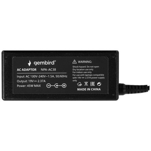 Купить Адаптер питания сетевой Gembird NPA-AC38  9296744. Характеристики, отзывы и цены в Донецке