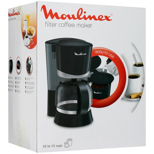 Купить Кофеварка капельная Moulinex FG170819 черный  4722115. Характеристики, отзывы и цены в Донецке