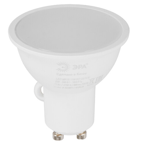 Купить Лампа светодиодная ЭРА ECO LED MR16-11W-827-GU10  5417720. Характеристики, отзывы и цены в Донецке