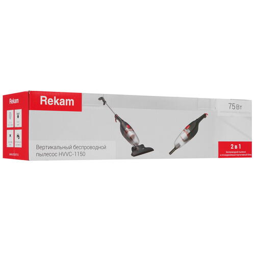 Купить Пылесос вертикальный   Rekam HVVC-1150  черный  5349426. Характеристики, отзывы и цены в Донецке