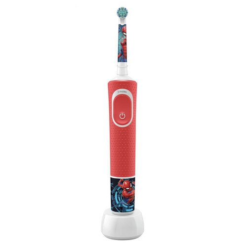 Купить Электрическая зубная щетка Braun Oral-B Vitality Kids D100.413.2K Spiderman красный  5414839. Характеристики, отзывы и цены в Донецке