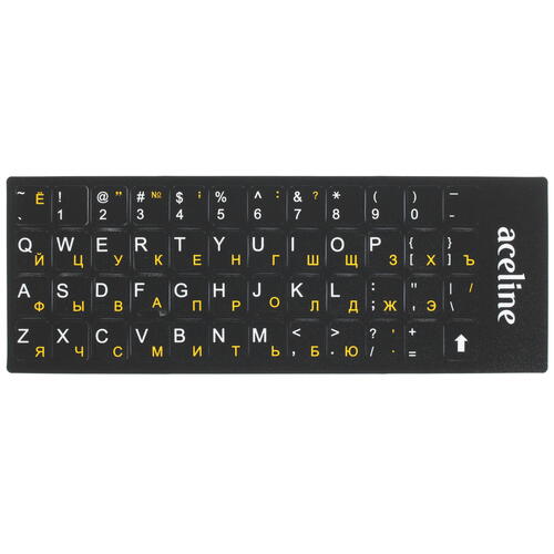Купить Наклейки на клавиатуру Aceline [PJT-OQT290]  1314540. Характеристики, отзывы и цены в Донецке