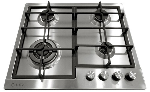 Купить Газовая варочная поверхность LEX GVS 640 IX  1031355. Характеристики, отзывы и цены в Донецке